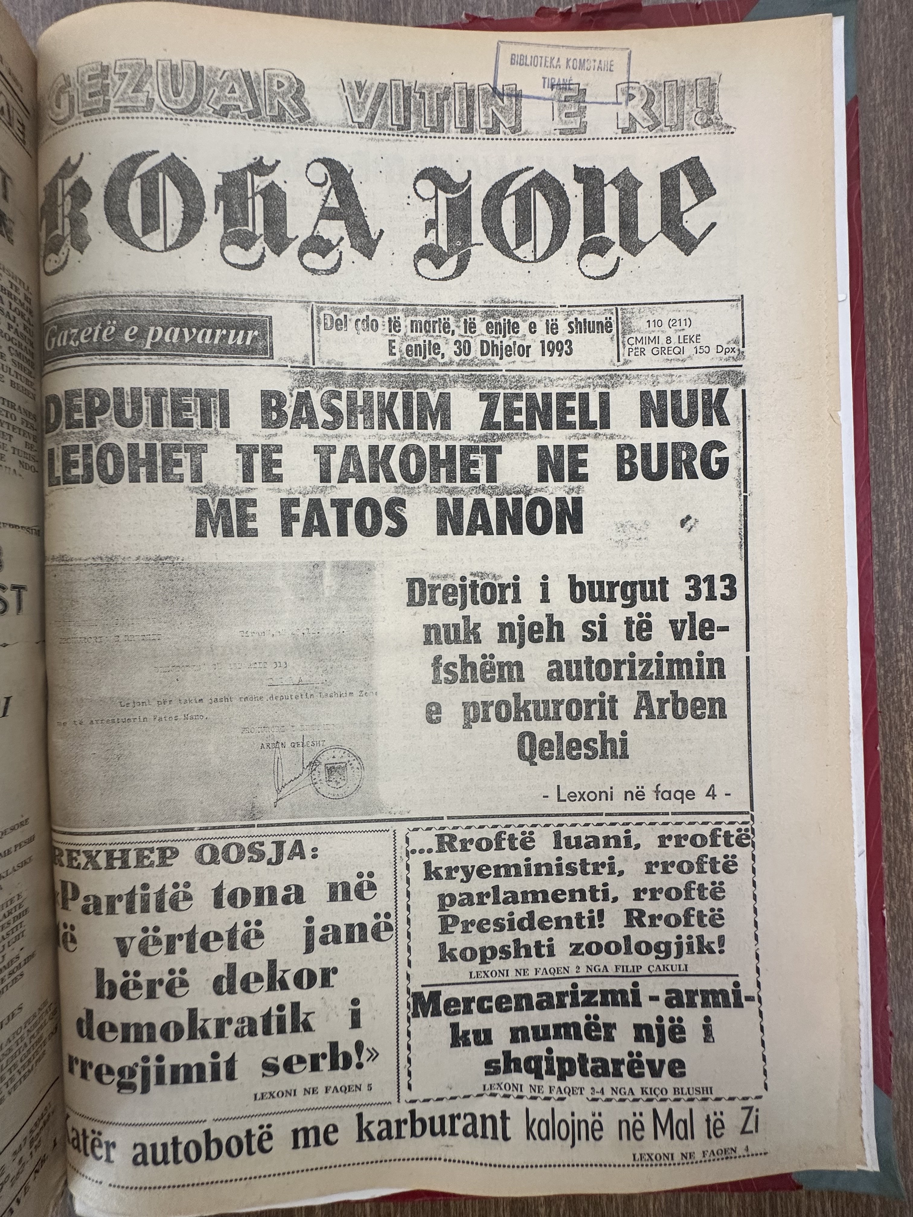 Koha Jonë 1993-12-30